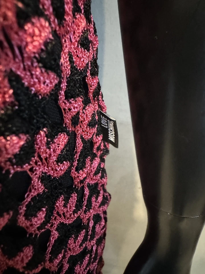 Love Moschino Knit Dress Pink Size 8 - image 4 of 4