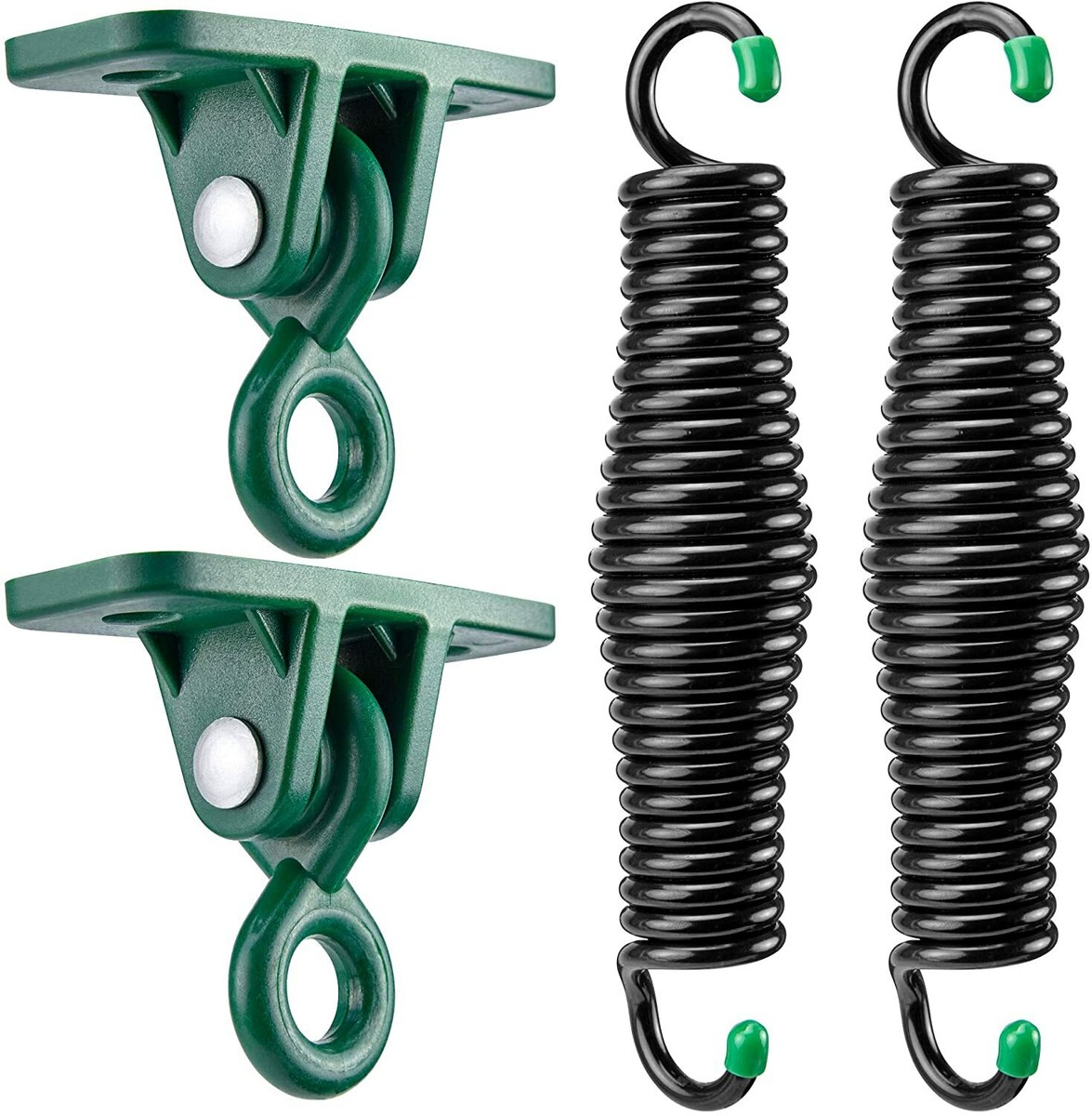 4pc Swing Mate Classic Black Porch Swing Springs Hanging Kit eBay