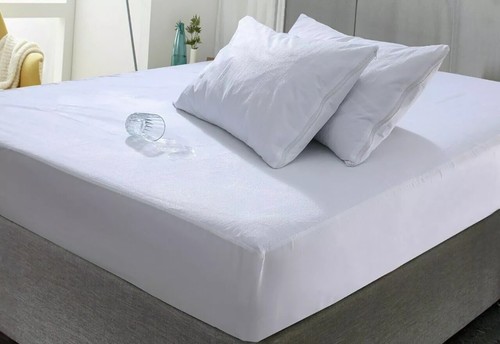 Waterproof Terry Towel Mattress Protector Fitted Sheet Bed Covers Non-Allergenic - Picture 17 of 132