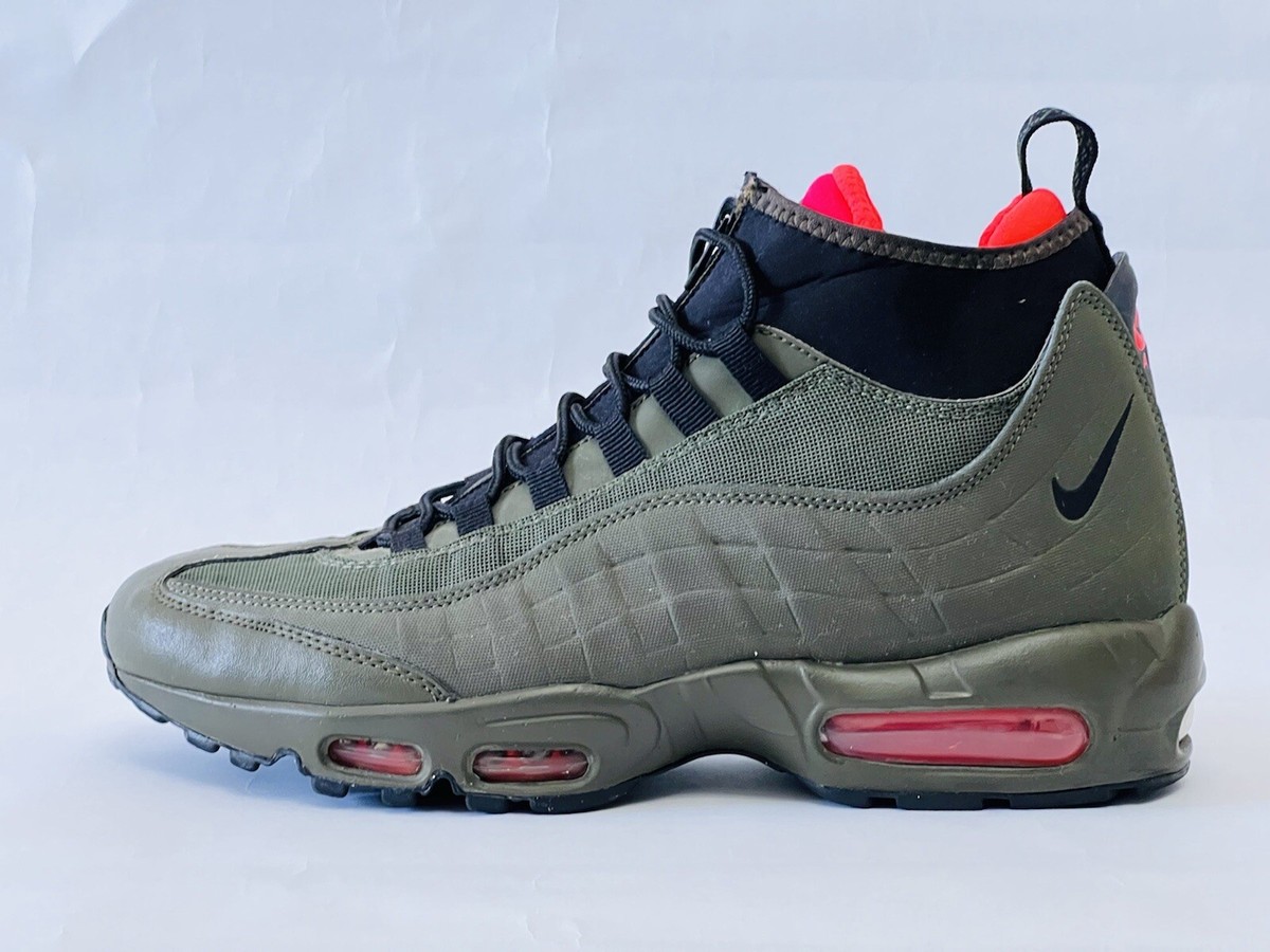 Nike Air Max 95 Sneakerboot Men Sneakers Size 9.5 Dark Loden 806809 300