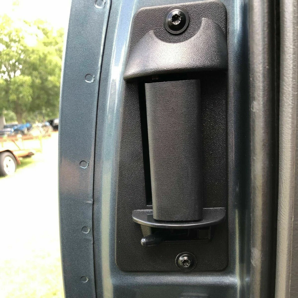 Par de manijas de puerta exterior trasera para 99-07 Chevy Silverado GMC Sierra cabina extendida Foto 4 de 4