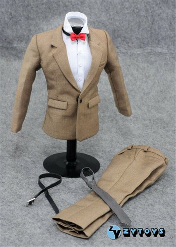 ZYTOYS 1/6 Men's Khaki Suit Outfit For 12'' Male TBL Action Figure Body Toys
