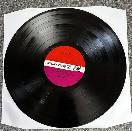 LP VINYL LED ZEPPELIN ALBUM LED ZEPPELIN III 2401-002 UK 2ND PRESS 1970 EX/EX - Picture 7 of 12