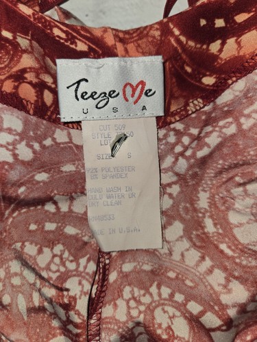 Vtg Y2K TEEZE ME Sz S Floral Tie Dye Micro Mini Dress Trashy Bimbo CoconutGirl - Picture 11 of 17