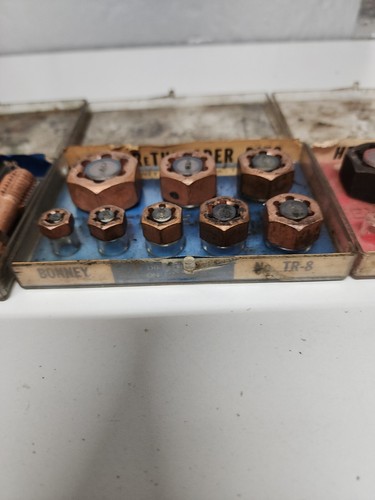 Set of 3 Vintage Bonney Tools Hex Rethreader Die Sets TR-7 TR-8 804B - Picture 6 of 9