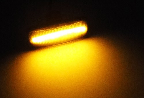 2x Luz repetidora LED indicadora lateral negra para Grand Cherokee WK Compass Patriot - Imagen 5 de 11