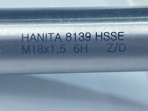 WIDIA HANITA™ DIN 374 18x1.5 Tap HSS-E - Picture 5 of 5