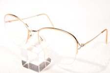 VINTAGE LOGO PARIS 644 HALF RIM RHINESTONE EYEGLASS/SUNGLASS FRAMES 54 17/125