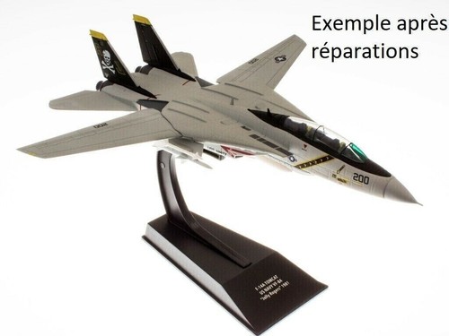 Lot de 6 Avions de chasse F-14A TOMCAT + MIG-29 1/100 Militaire Jet aircraft - Imagen 6 de 7
