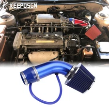Blue 3" Cold Air Intake Filter Induction Pipe Kit For Toyota Corolla 1.8L 2.0L