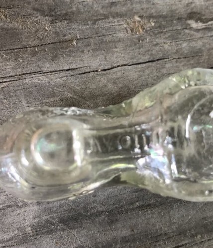 8 kleine gepresste Klarglas Schuhe Parfüm Flaschen von Avon (je 2,75" lang) - Bild 4 von 5