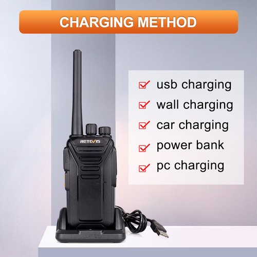 MURS Walkie Talkies Retevis RT27V VHF Two Way Radios With Earpiece for Hunting - Picture 6 of 10