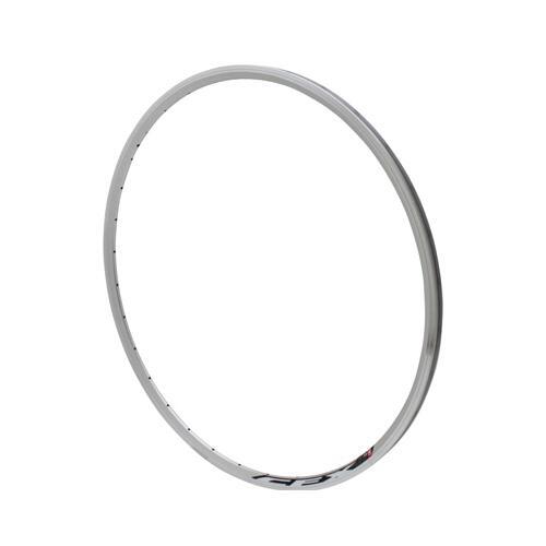 Jante route 700 cfx argent double paroi au profil goutte d'eau aérodynamique