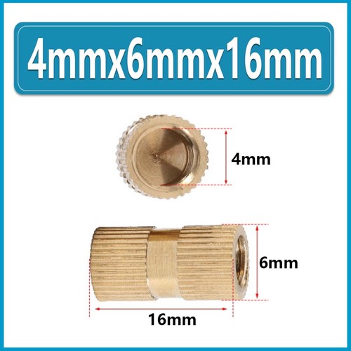 M3 M4 M5 M6 M8 Brass Melt Injection Moulding Knurl Insert Nut Solid Embedded Nut - Picture 43 of 69