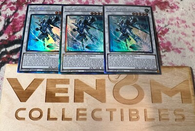 3x (M/NM) - *EURO* Junk Speeder - RA01-EN032 - Collector Rare 1st Edition YuGiOh