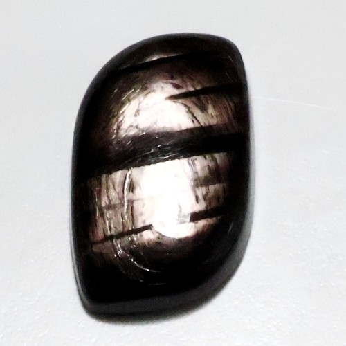 Pietra Preziosa Cabochon Fantasia 100% Argento Naturale Fuoco Magica Ipersteno Rettangolo - Foto 8 di 10