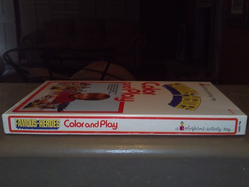 VINTAGE FAMOUS HEROES COLOR & PLAY SUPER FRIENDS RARE BRAND NEW UNUSED MIB 1976 - Picture 21 of 24