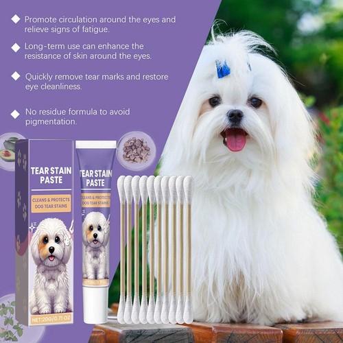 Pet Cat Dog Eye Ointment Pet Corneal Inflammation Eye Ointment W/ Cotton S T7N7 - Picture 10 of 12