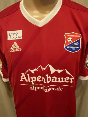 SpVgg Unterhaching Adidas DFB-Pokal Matchworn Trikot + Nr.33 Stoßberger Gr.L - Bild 8 von 18