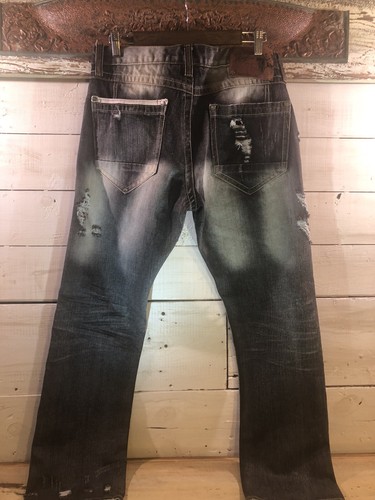 Heritage by America Denim 76 Distillery Distressed Ripped Jeans Herren Gr. 34x33 - Bild 6 von 12