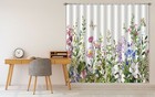 3D Color Garden Flower Leaf NAO056 Photo Curtain Printing Fabric Window Fay