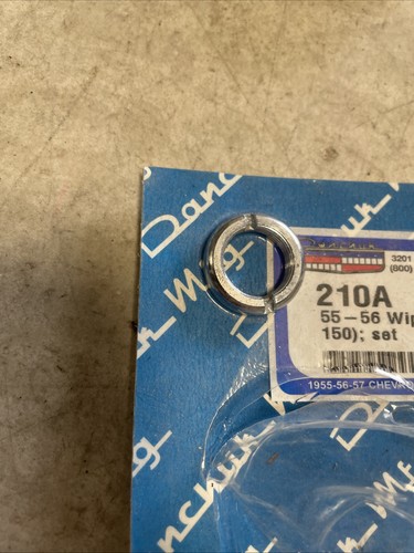 55 Chevy 150 Windshield Wiper Escutcheons Smoothie Style W No Windshield Trim - Picture 11 of 14