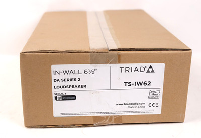 Triad TS-IW62 Distributed Audio Series 2 In-Wall Speaker (Each) - 6.5'' u609