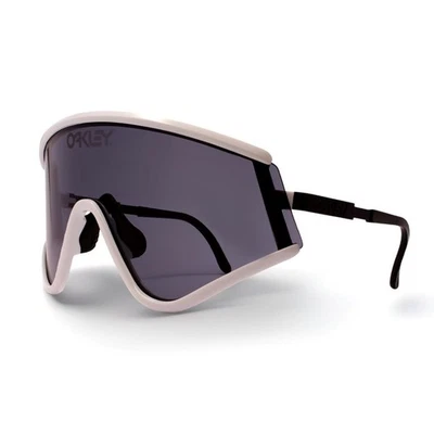 Oakley OO 9259-06 Eyeshade Heritage Collectors White Grey Mens Shield Sunglasses - Photo 1/2