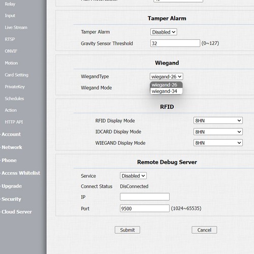 Akuvox R20K SIP Video-Türsprechanlage mit Ziffernblock Aufputzmontage - Afbeelding 3 van 4