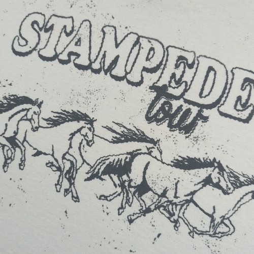 Orville Peck T Shirt Uomo XL Bianco Stampede 2024 Tour Cavalli USA Musica Country - Foto 3 di 16