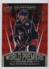 2023-24 Upper Deck Ovation World Premiere Red 49/199 Adam Fantilli #WP-14 1kx2