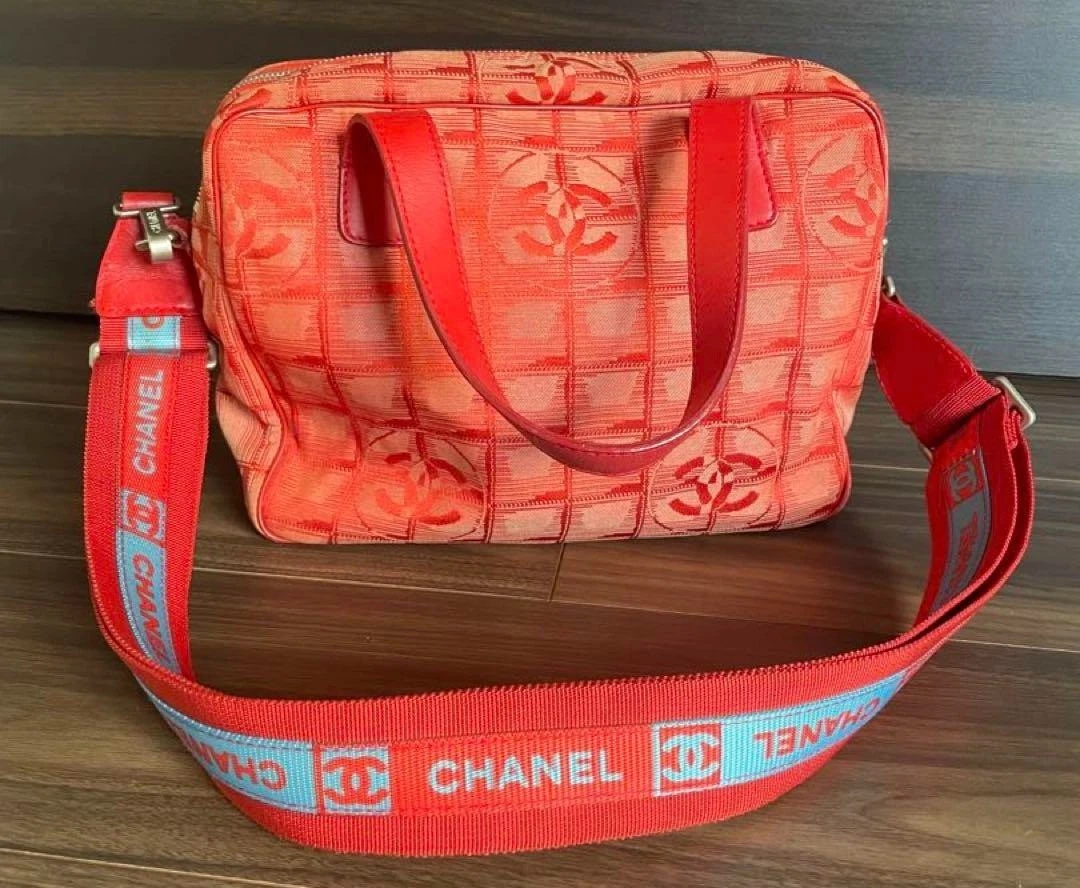 CHANEL Red Nylon Exterior Bags & Handbags for Women for sale | eBay