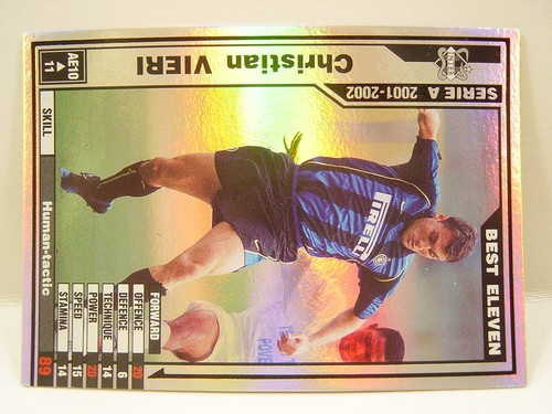 Panini WCCF 2001-02 AE Christian Vieri 1973 Italy No.32 FC Inter Milano BEST 11 - Picture 3 of 6