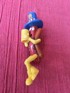 Wienerschnitzel antenna topper 2個セット Wienerschnitzel Antenna Topper HOT DOG 50th Golden Tenna