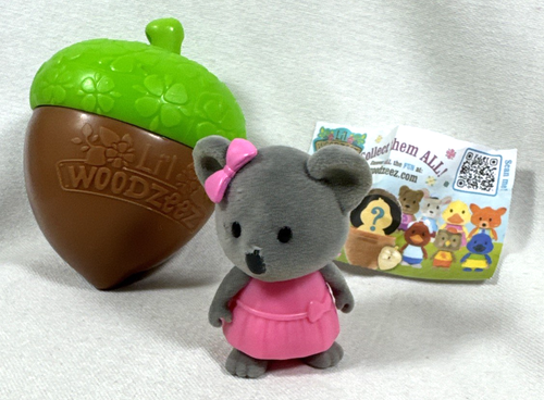 NEU LI'L WOODZEEZ SERIE 2 WACKELKOPF RARITÄT KIWI KOALA #010 GRÜN TOP EICHEL - Bild 1 von 13