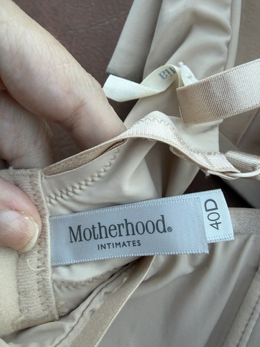 Motherhood Intimates RN 79913 Beige Nylon Wireless Nursing Bra Size 40D - Picture 4 of 6