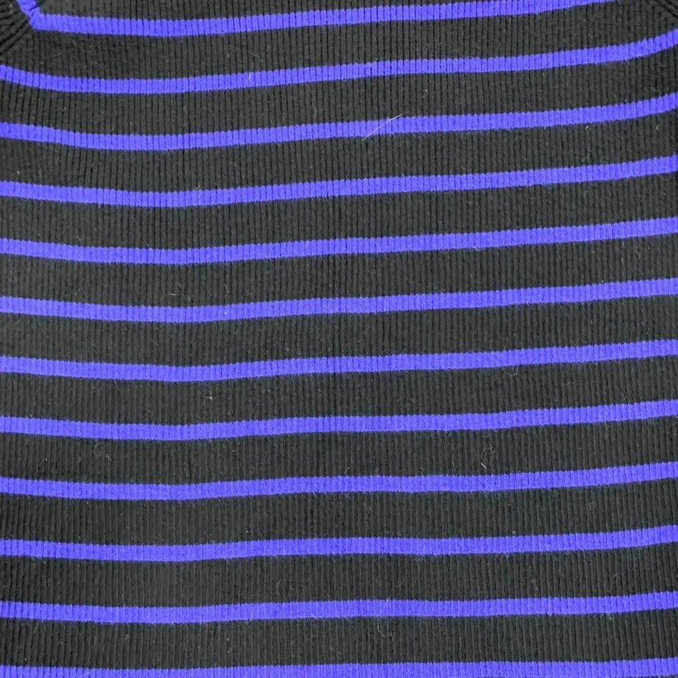 Ralph Lauren Top Manga Larga Rayas Estampado Top Para Mujer Foto 3 de 4