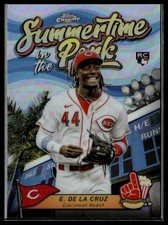 Elly De La Cruz 2024 Topps Chrome Summertime in the Park #SITP-4 Cincinnati Reds
