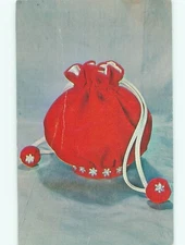 Pre-1980 This Is A Postcard FASHION EVENING BAG HANDBAG PURSE : 60k cards AC7378