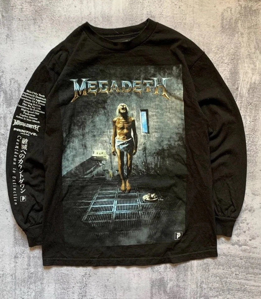 Primitive x Megadeth Countdown to Extinction Longsleeve Small Thrash Rare