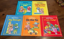 5 Jim Henson's MUPPET BABIES Hardcover Lot Miss Piggy Kermit