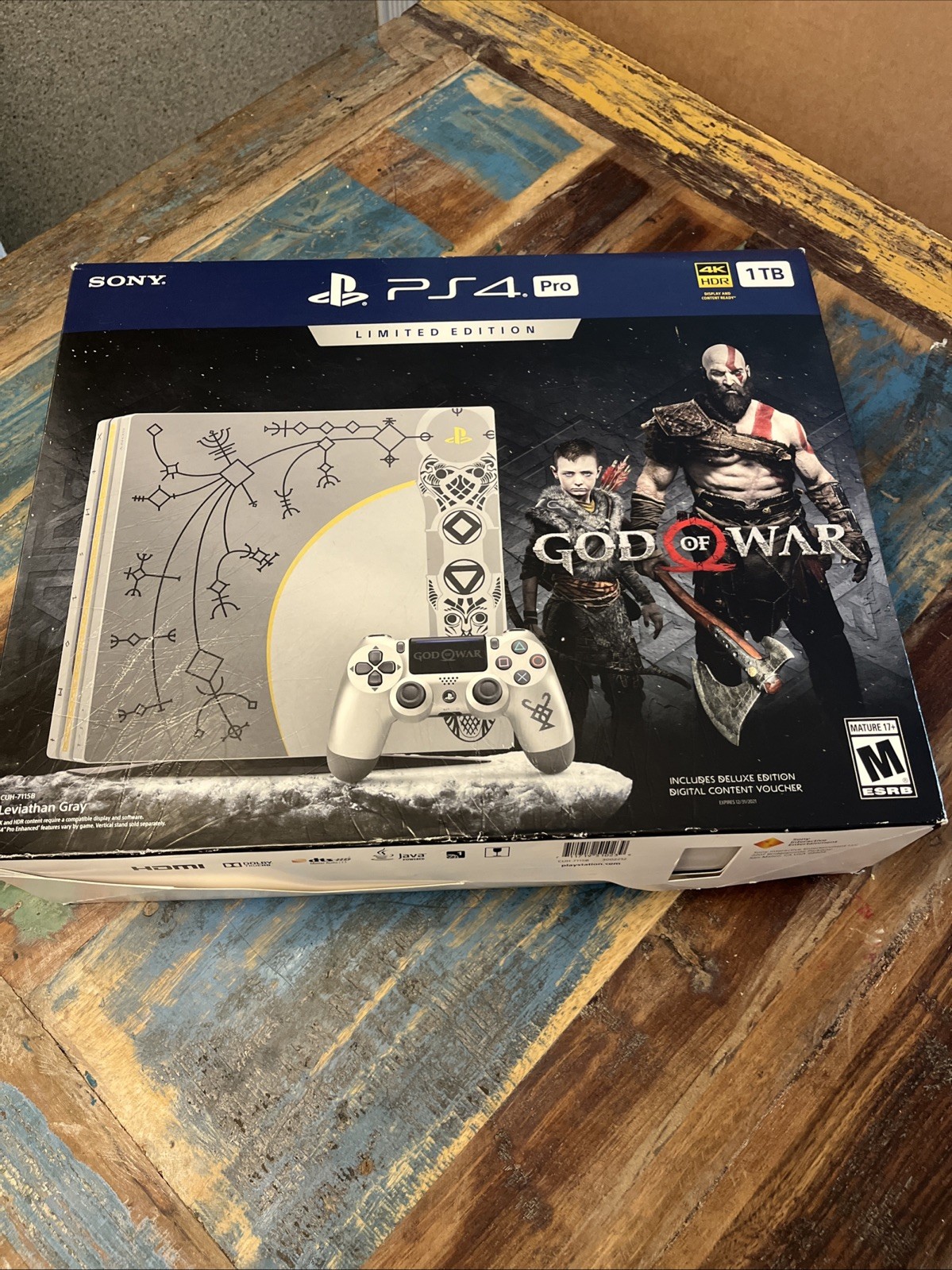 Sony PlayStation 4 Pro God of War Limited Edition 1TB Console - Leviathan Gray