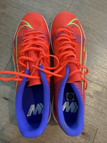 Nike Mercurial Vapor 14 Academy TF 'Bright Crimson Indigo Burst' CV0978-600 - Picture 5 of 5