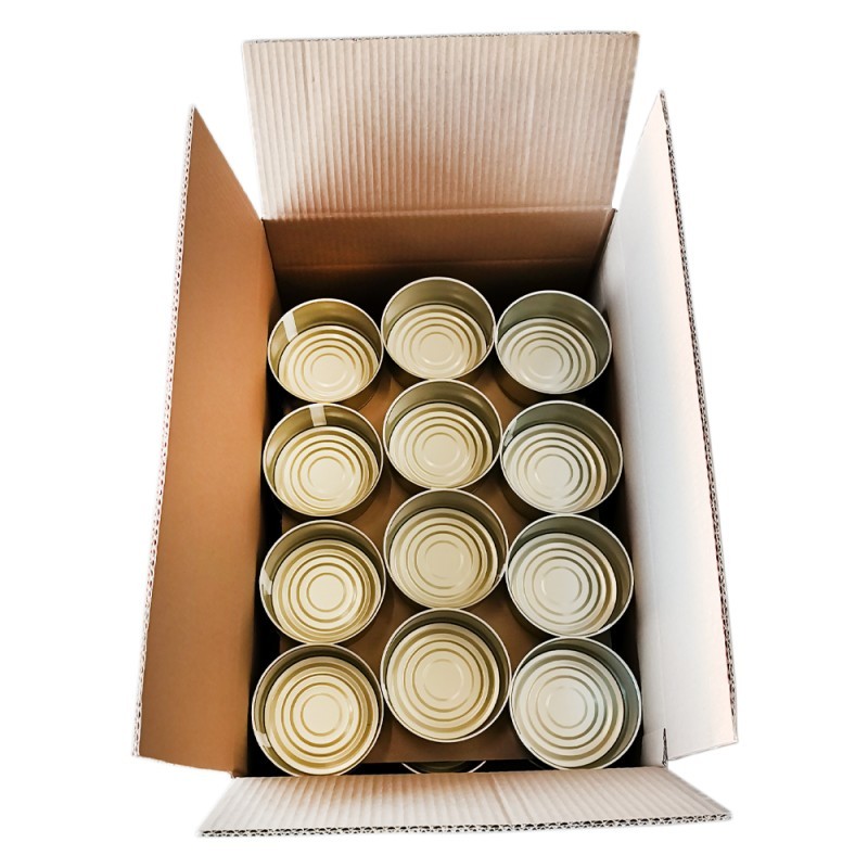 50 uds. Latas de conservas con tapa 300 ml de conservas de carne