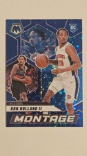 2024-25 Panini Mosaic - Montage Ron Holland II #23 Blue Fast Break Prizm /85 RC