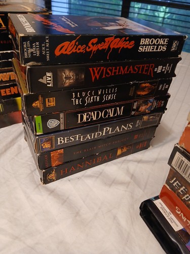 Scary Movie Vhs Lot 21 Halloween 1 2 3 Munsters Blair Witch Wishmaster Hannibal - Picture 19 of 21