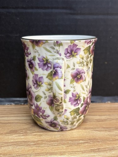 Purple Pansy Formalities by Baům Bros Mug #4656 - Picture 3 of 10