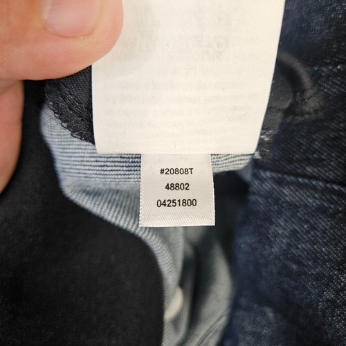 Spanx Wide Leg Raw Indigo Wash High Rise Pull-On Waistband Jeans Gr. XL - Bild 6 von 12
