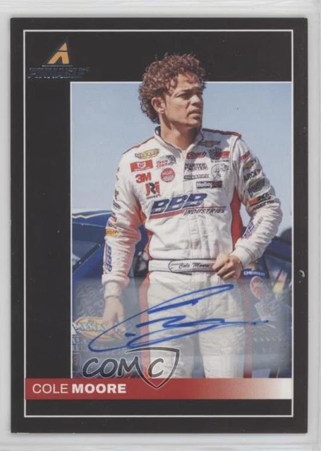 2022 Panini Chronicles Pinnacle Auto Cole Moore #13 Rookie Auto RC u0h
