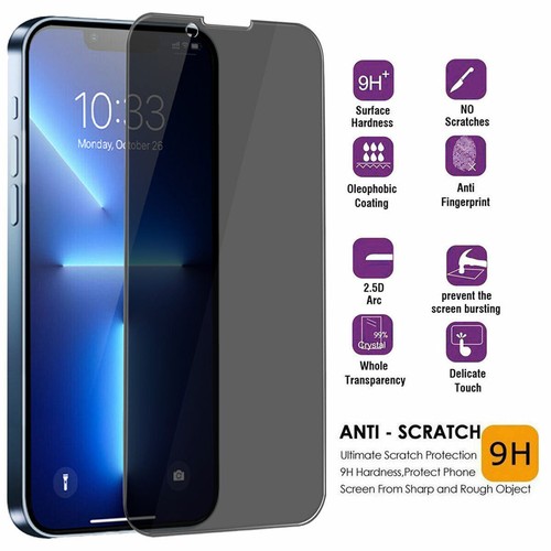Anti-Spy Privacy Tempered Glass Screen protector for Nokia Google LG Motorola - 第 2/12 張圖片